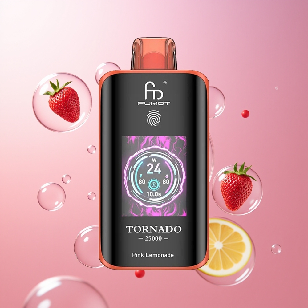Fumot Tornado 25000 Puffów 20ml Różowa Lemoniada