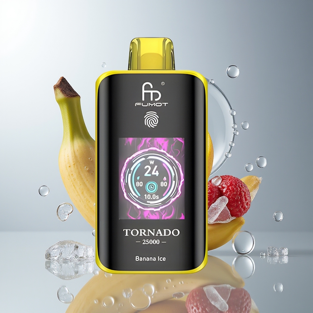 Fumot Tornado 25000 Puffs 20ml Bananowy Lód