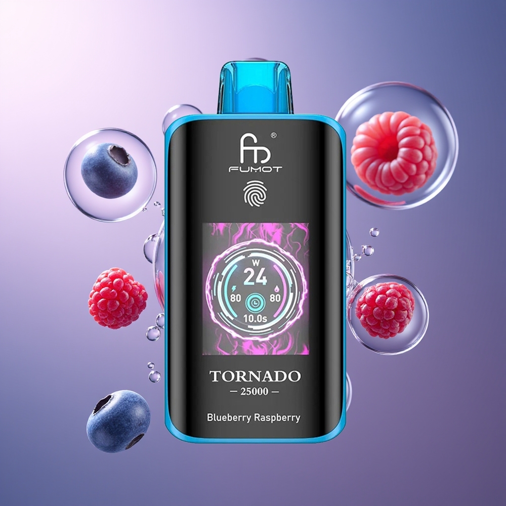 Fumot Tornado 25000 Puffs 20ml Borówka Malina