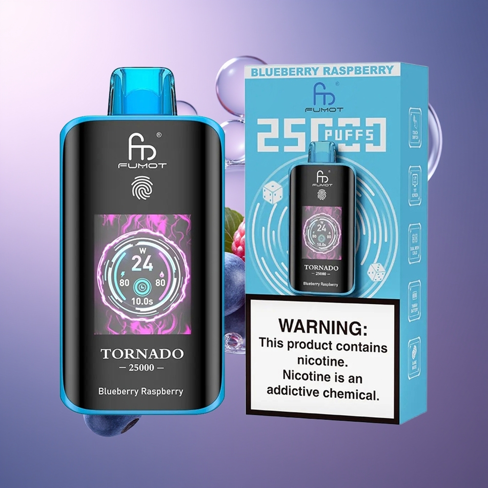 Fumot Tornado 25000 Puffs 20ml Borówka Malina