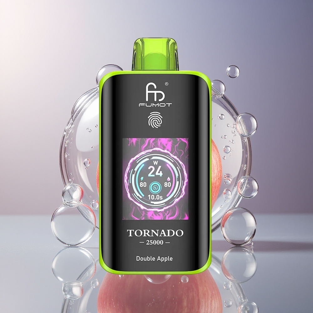 Fumot Tornado 25000 Puffs 20ml Podwójne Jabłko Bateria 700mAh
