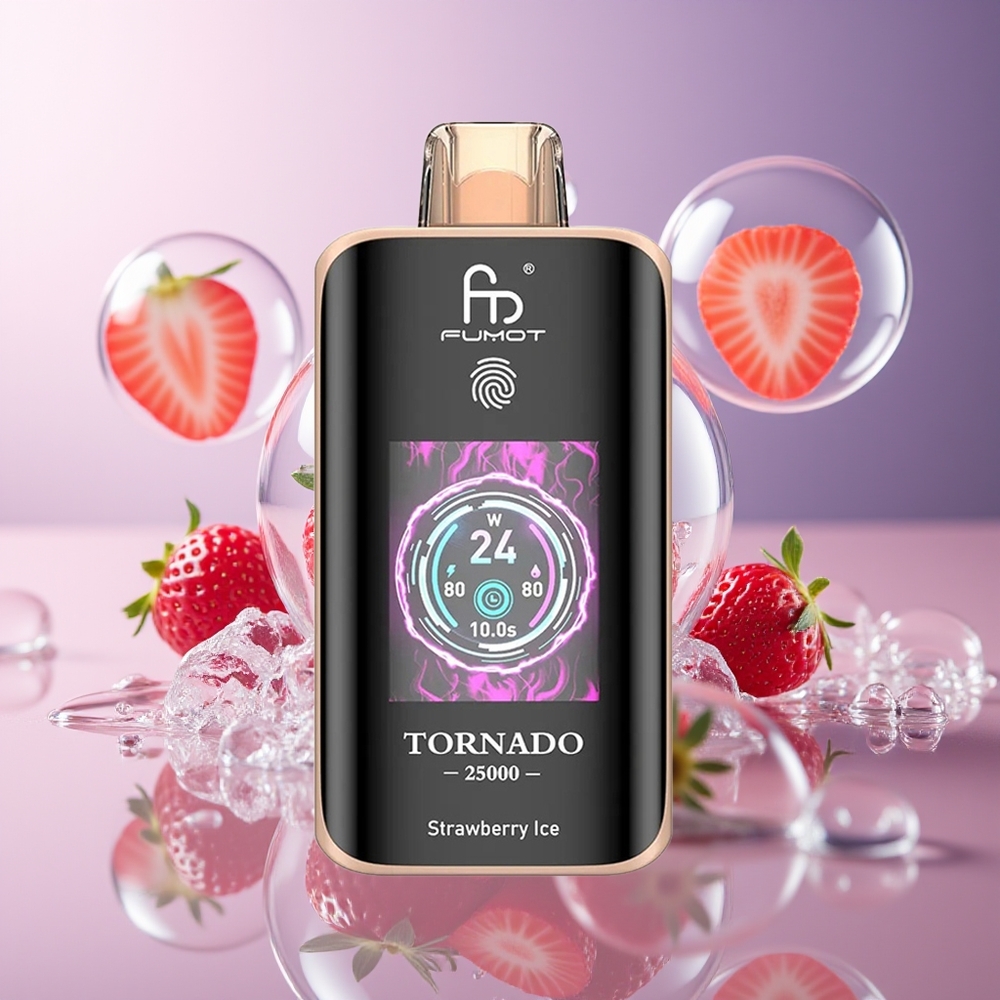 Fumot Tornado 25000 Puffs 20ml Truskawkowy Lód