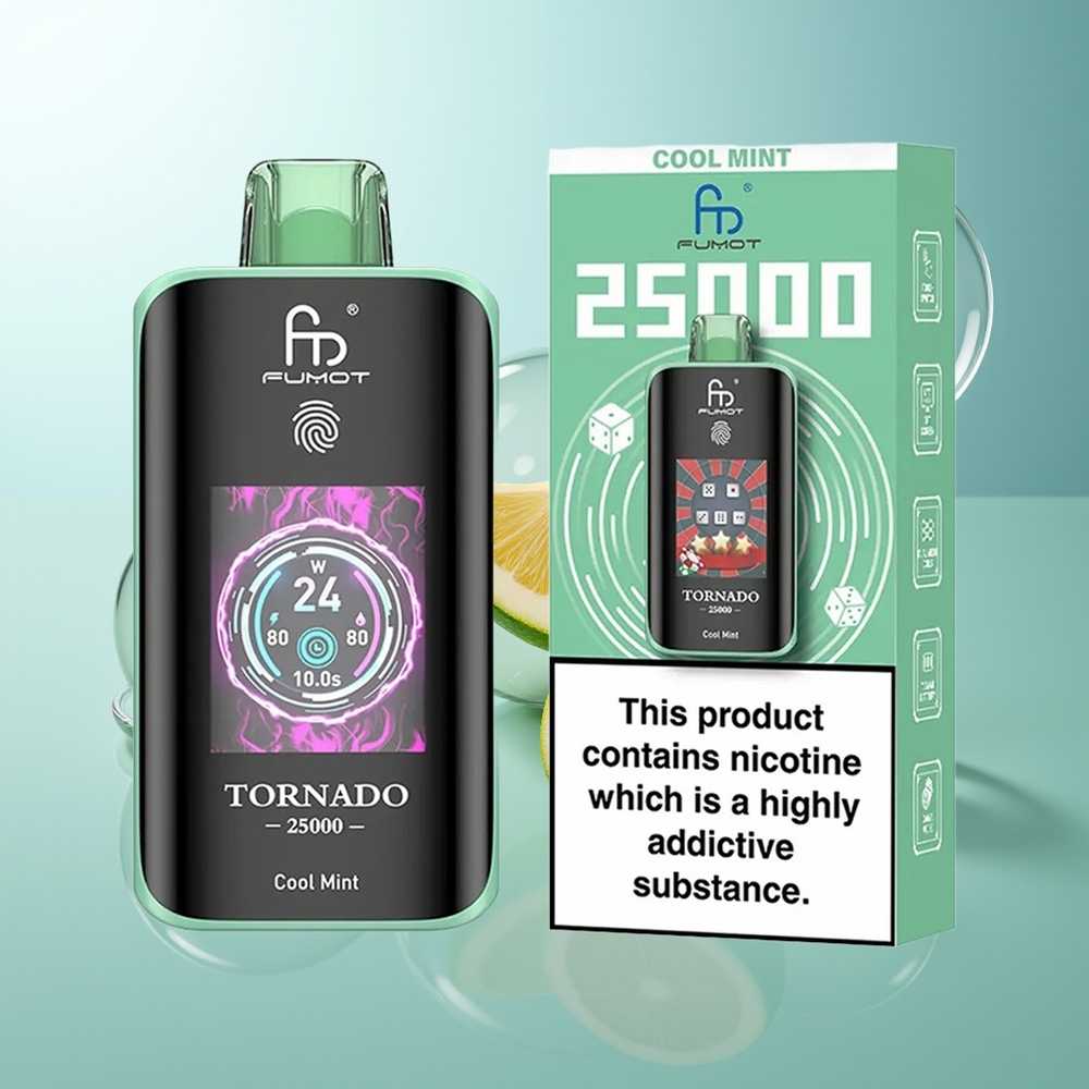 Fumot Tornado 25000 Puffs 700mAh Miętowa Orzeźwienie