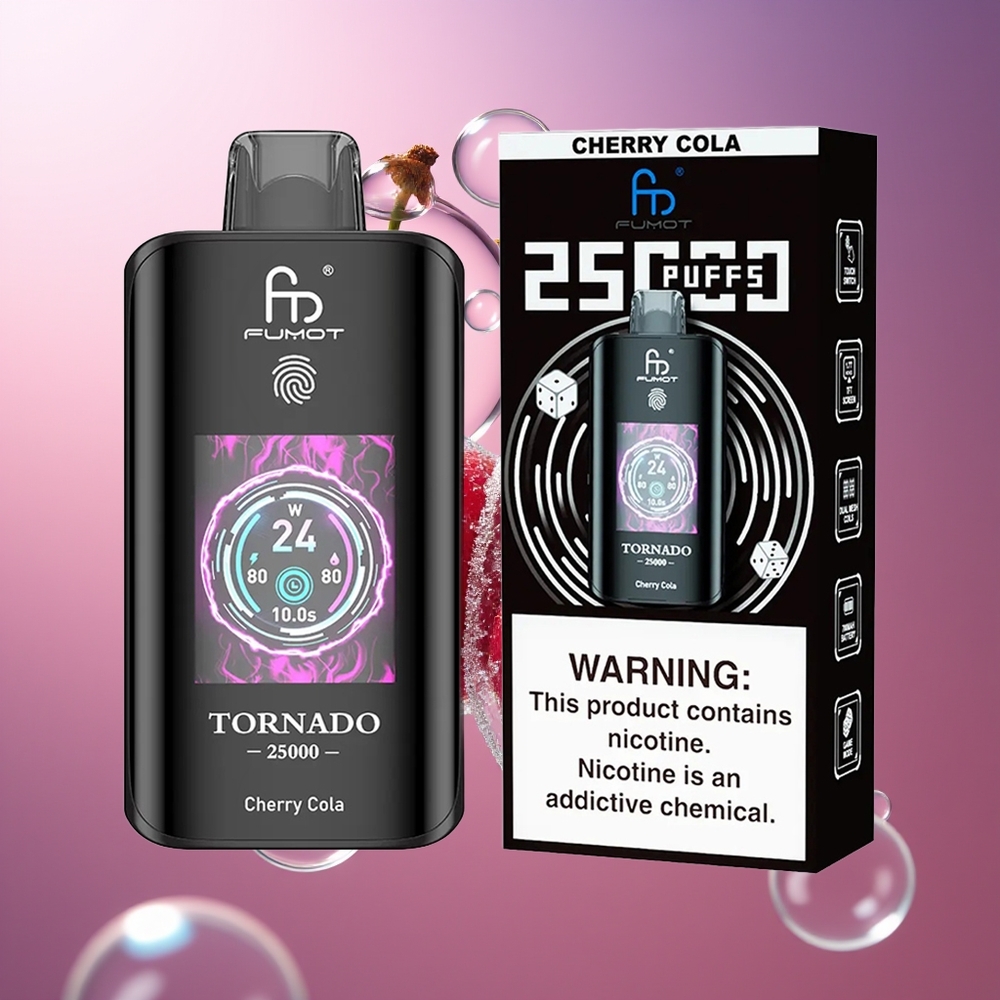 Fumot Tornado 25000 Puffs 700mAh Wiśnie Cola