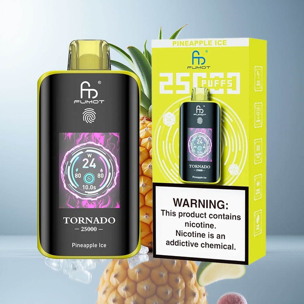 Fumot Tornado 25000 Zasilanie Typ-C Ananas Mrożony