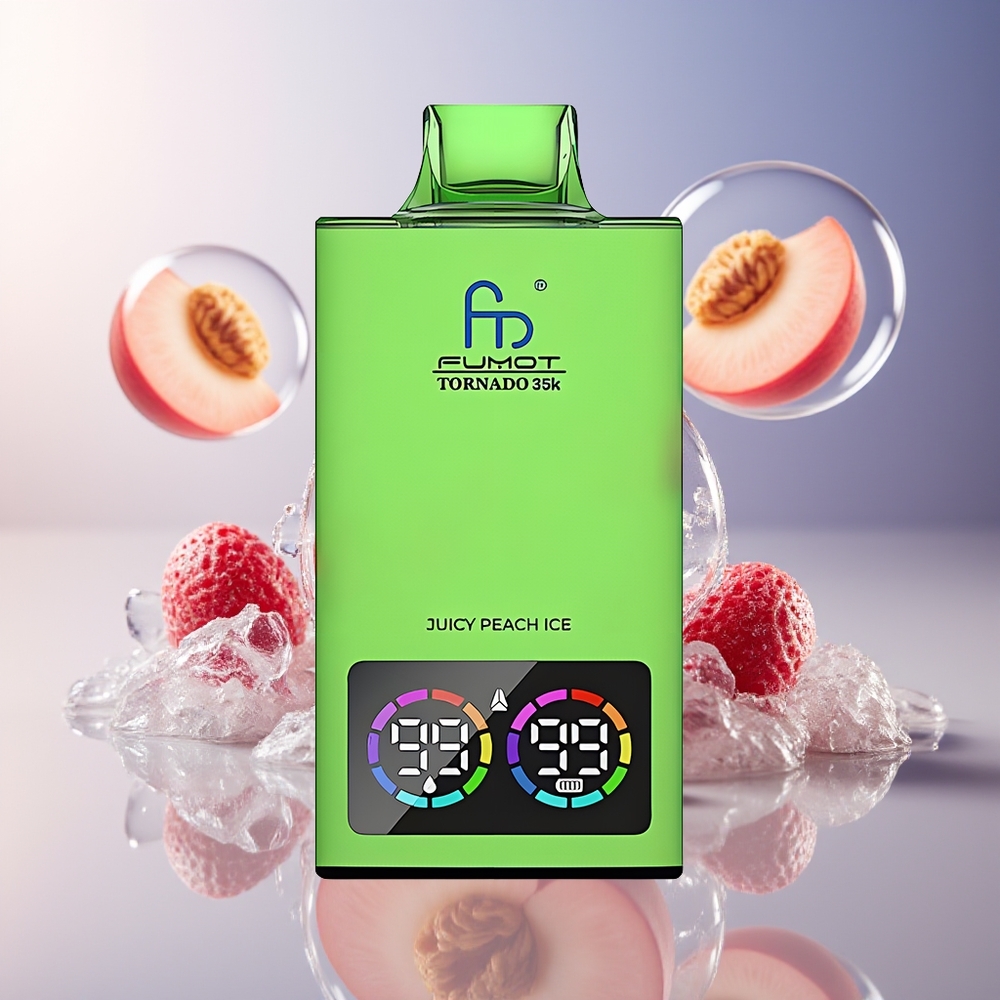 Fumot Tornado 35000 Dual Mesh Soczysta Brzoskwinia Lód