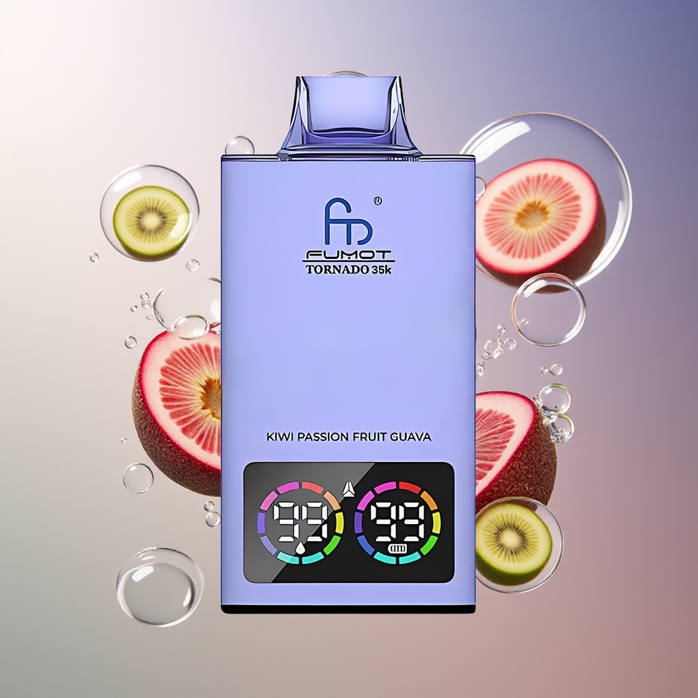 Fumot Tornado 35000 Podwójna Siatka Kiwi Marakuja Guawa