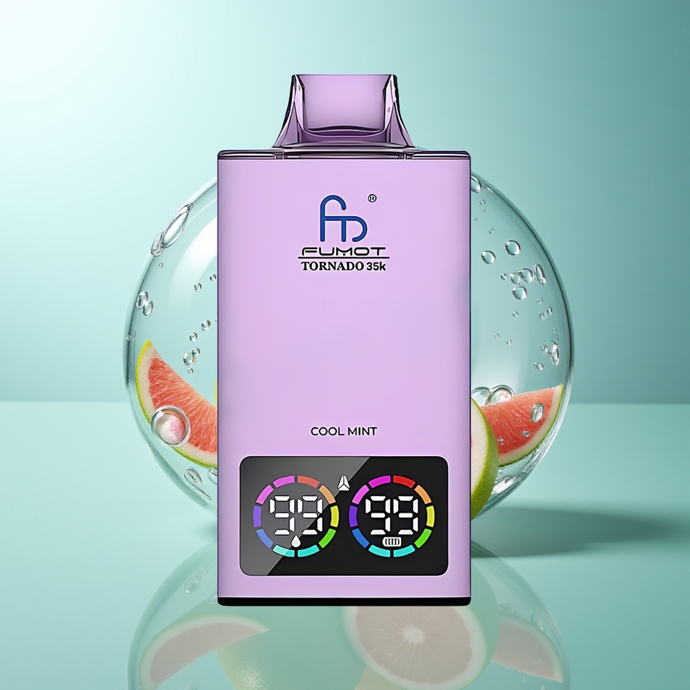 Fumot Tornado 35000 Podwójna Siatkowa Cewka Chłodząca Mięta