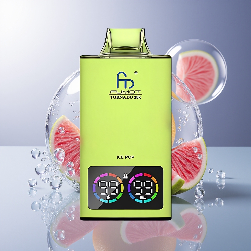 Fumot Tornado 35000 Podwójna Siatkowa Cewka Lód Pop