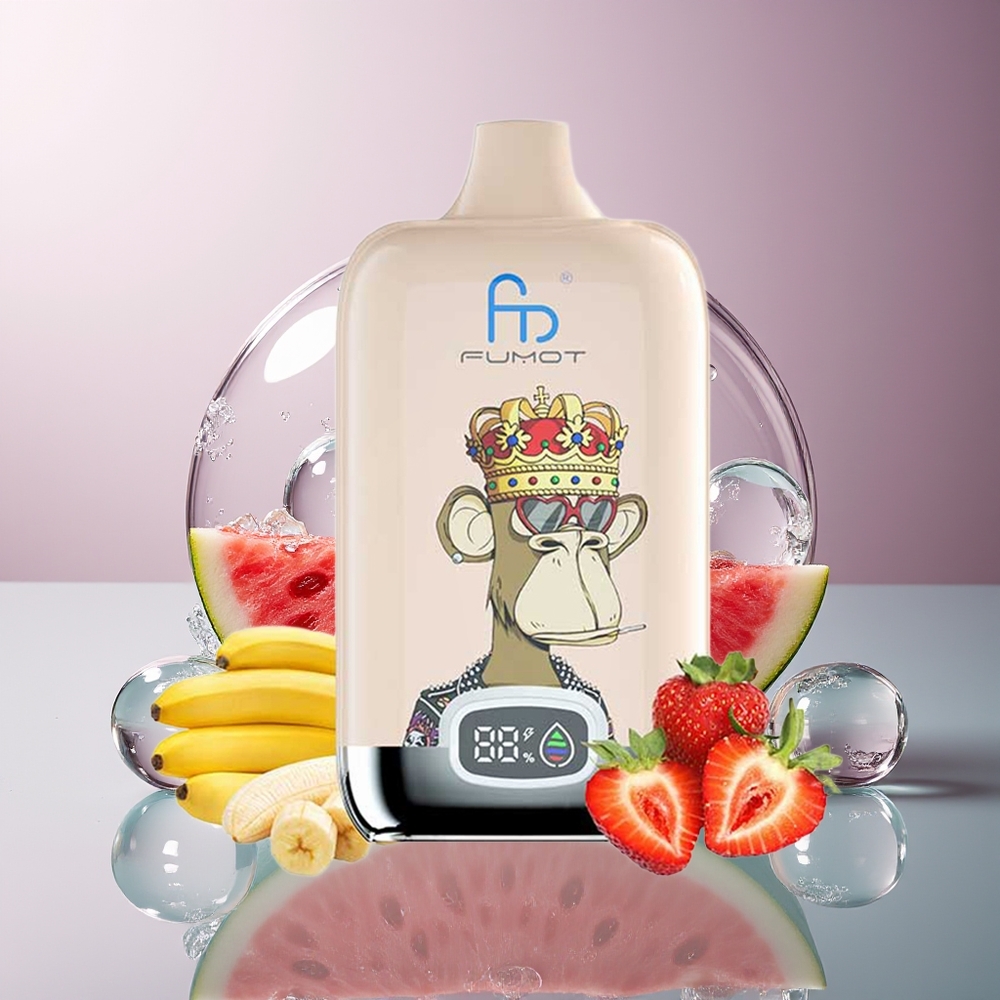 Fumot Tornado Digital Box 12000 Puffs Digital Box Arbuzowy Lód z Akumulatorem 550mAh