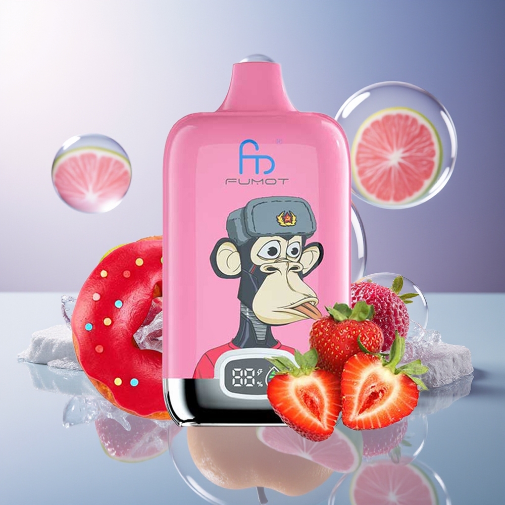Fumot Tornado Digital Box 12000 Puffs Digital Box Lód Orzeźwiający z Baterią 550mAh