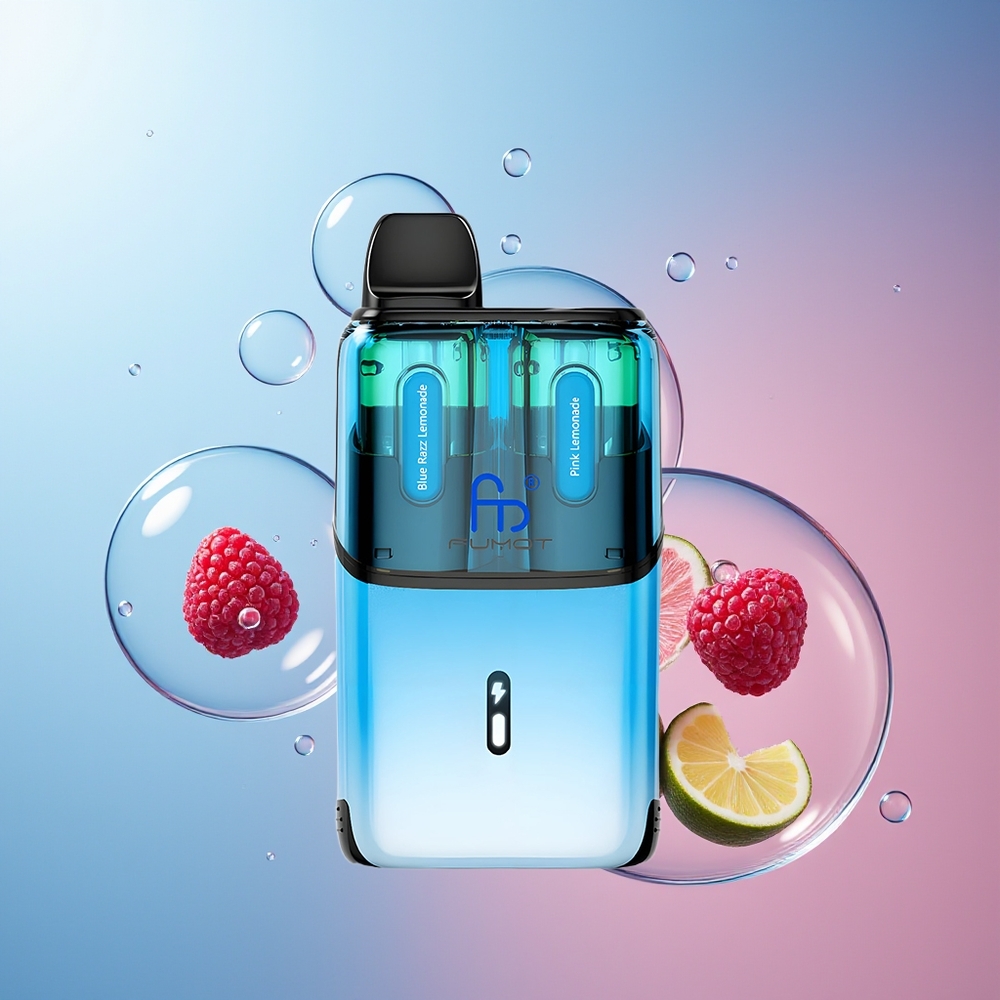 Fumot Ultra T32000 24ml Niebieska Malina Lemoniada - Różowa Lemoniada