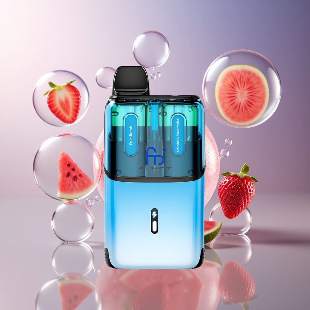 Fumot Ultra T32000 32000 Puffów Bomb Owocowy - Truskawka Arbuz