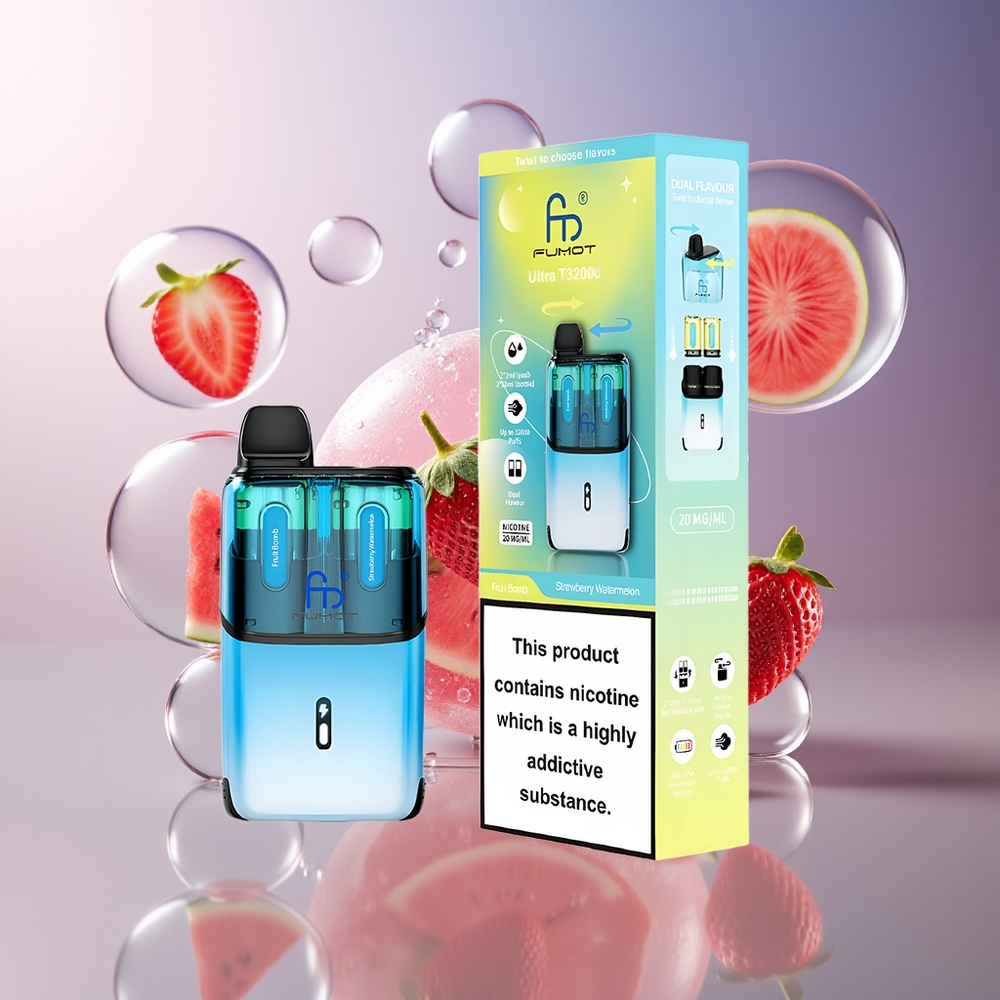 Fumot Ultra T32000 32000 Puffów Bomb Owocowy - Truskawka Arbuz