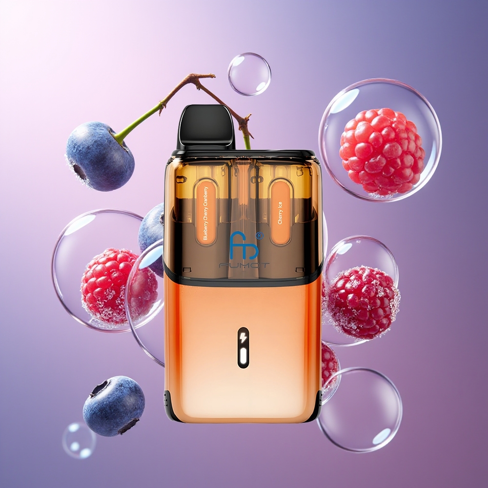 Fumot Ultra T32000 800mAh Jagoda Wiśnia Żurawina - Wiśnia Lód