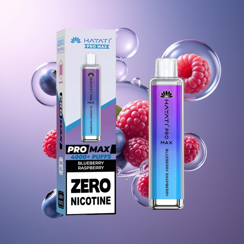 Hayati Pro Max 4000 Puffs Jednorazowy Vape Jagoda Malina z Akumulatorem