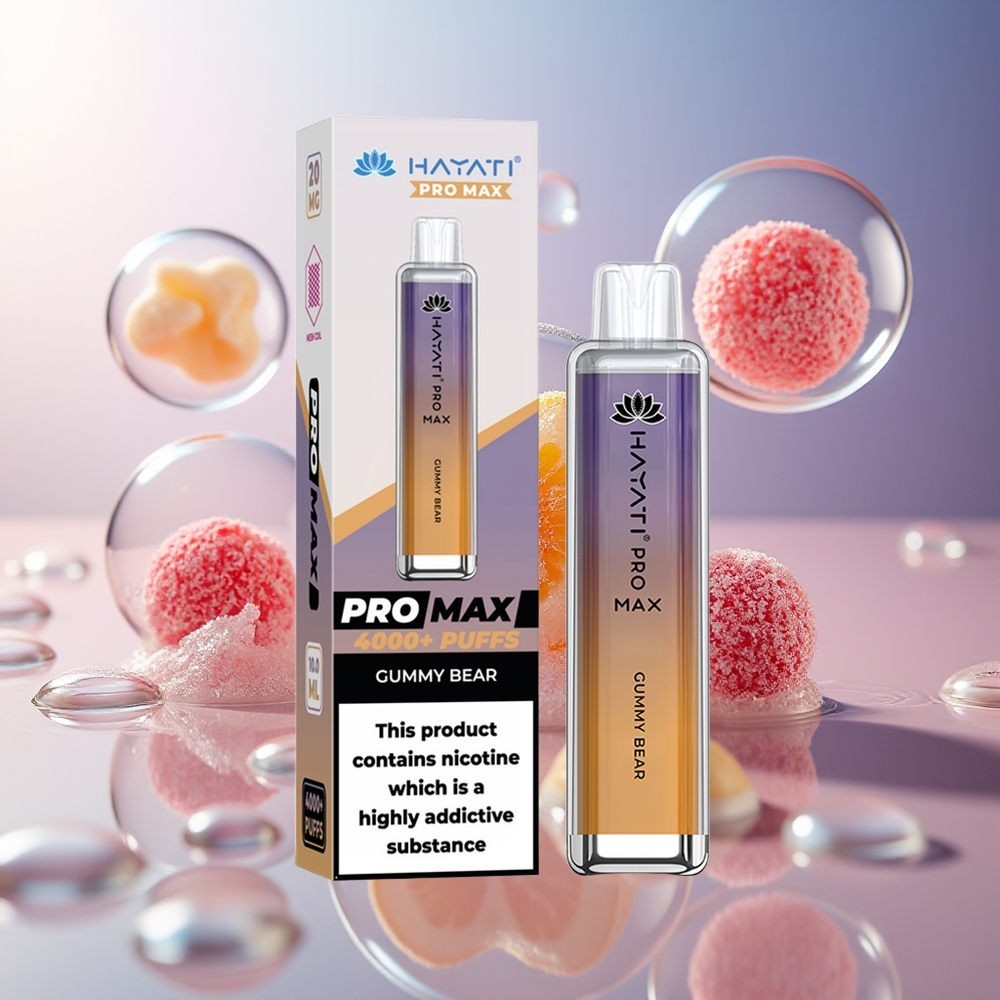 Hayati Pro Max 4000 Puffs Jednorazowy Vape Żelkowy Miś 2% Nikotyna