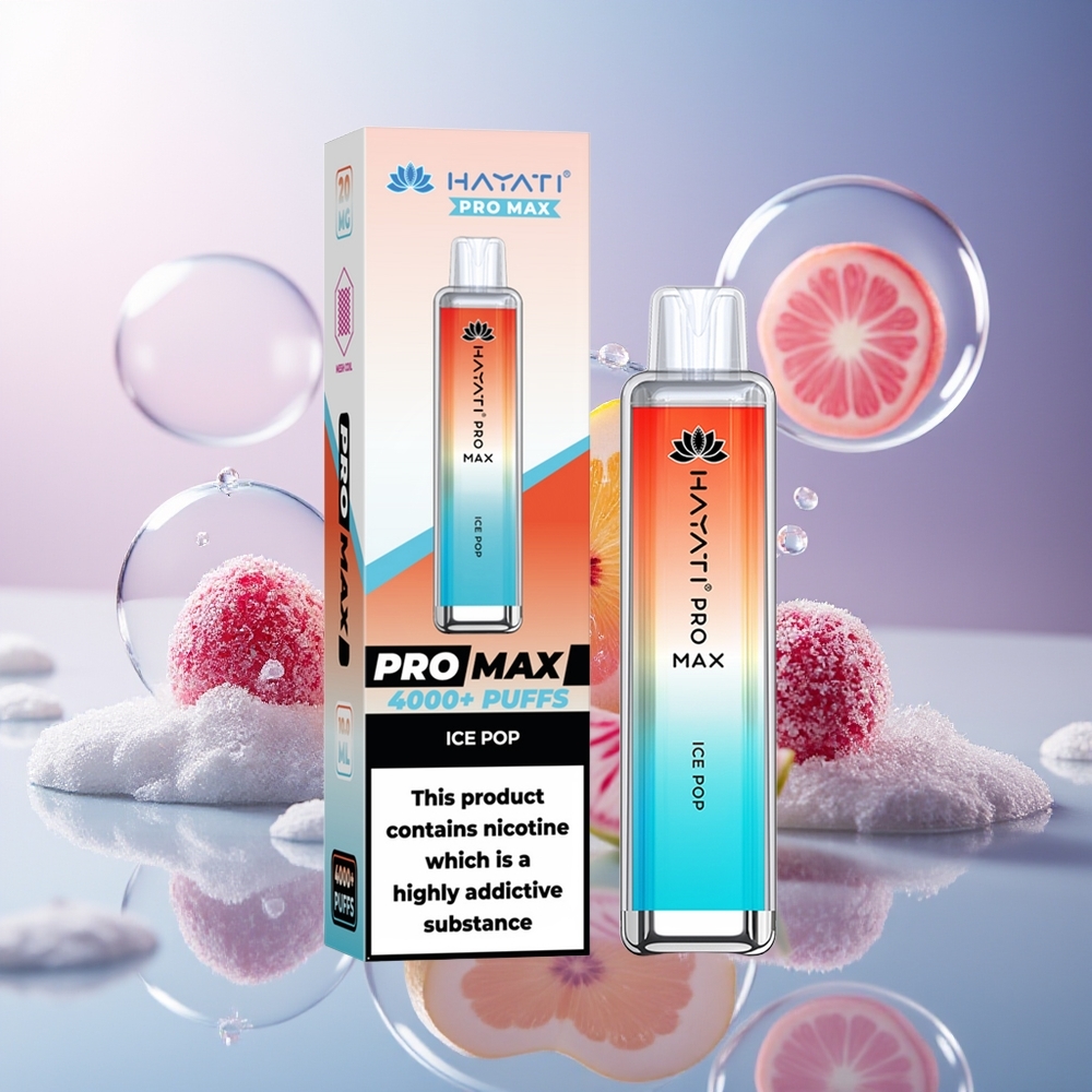 Hayati Pro Max 4000 Puffs Lodówka z Podwójną Cewką 1.1 Ohm