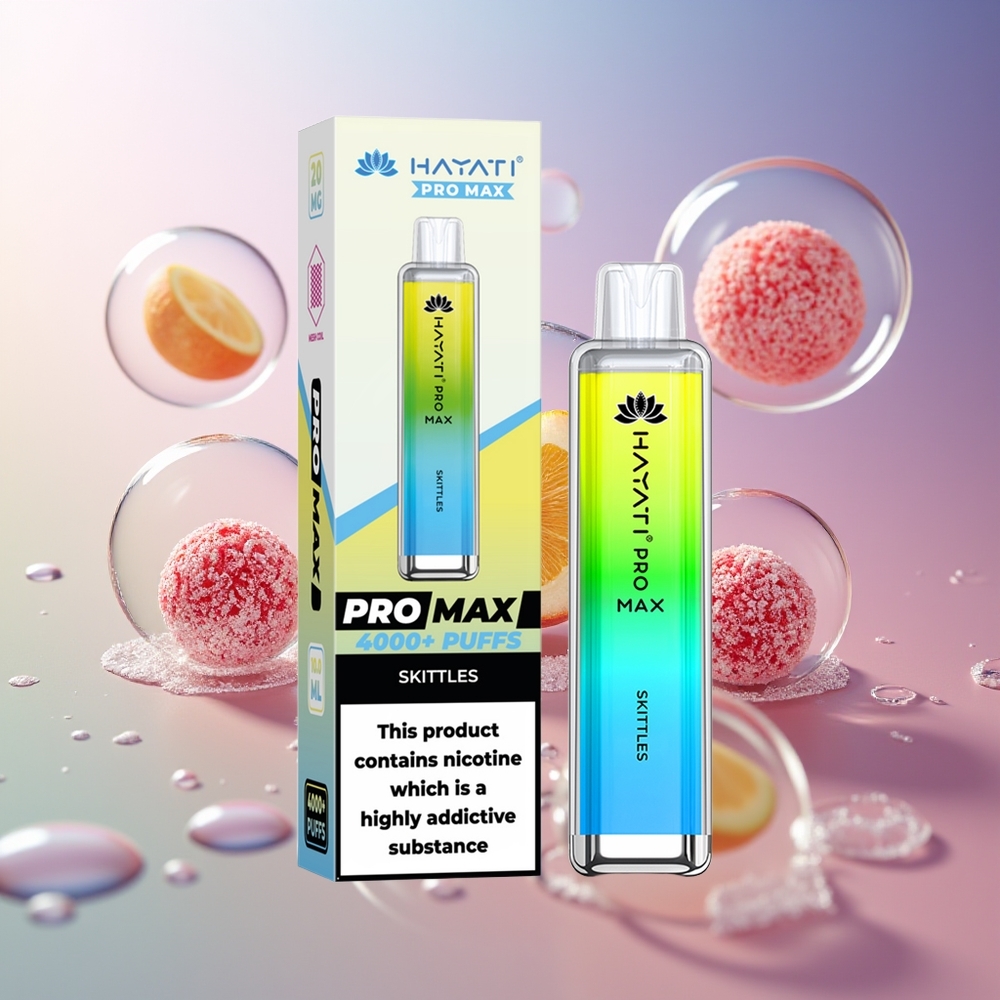Hayati Pro Max 4000 Puffs Skittles Ładowalna Bateria 1400mAh
