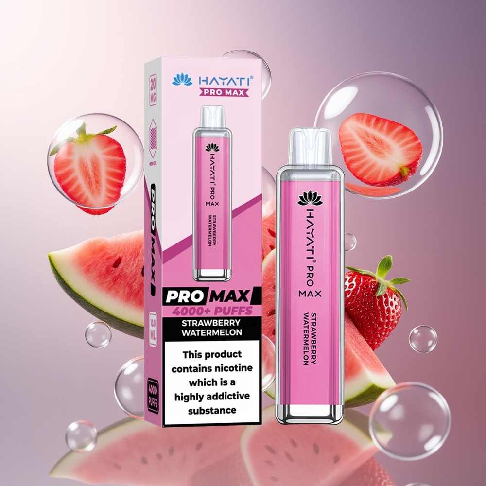 Hayati Pro Max 4000 Puffs Truskawka Arbuz Ładowalna