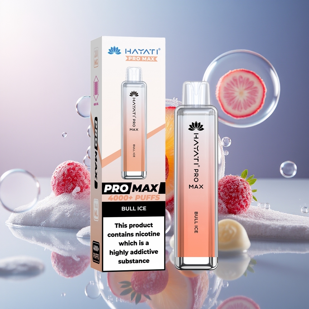 Hayati Pro Max 4000 Puffs Ładowalna Bull Ice