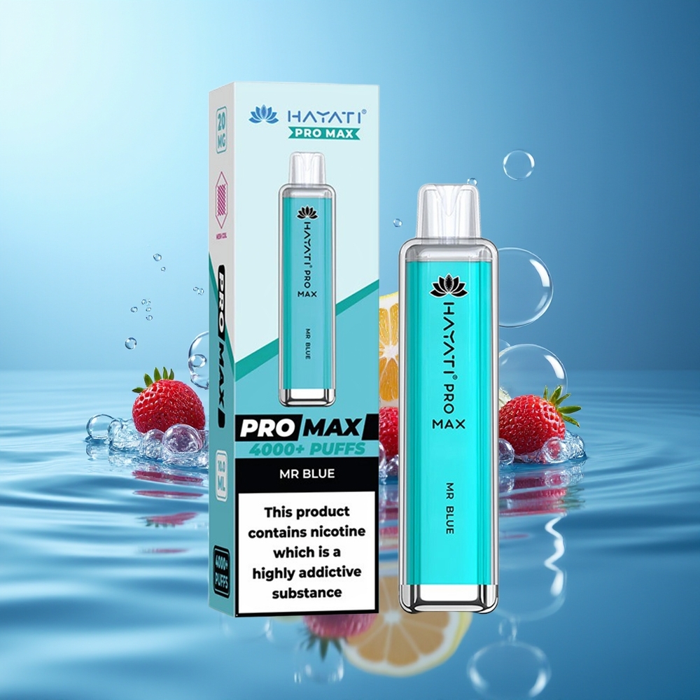 Hayati Pro Max 4000 Puffs Ładowalny Pan Niebieski