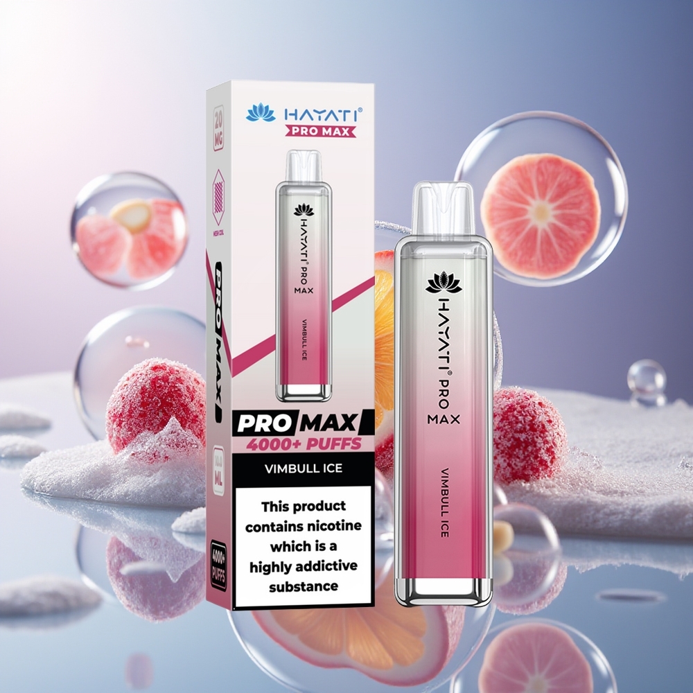 Hayati Pro Max 4000 Puffs Ładowany Vimbull Lód