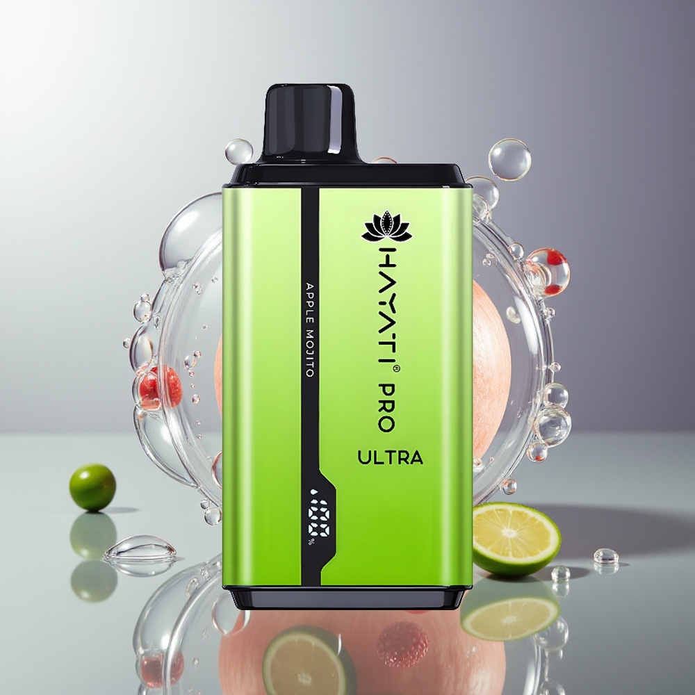Hayati Pro Ultra 15000 Puffs 12ml Jabłkowe Mojito