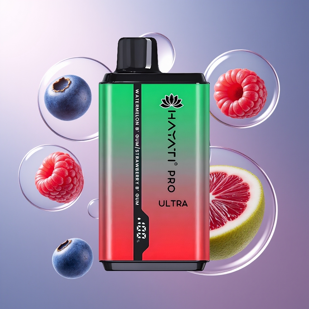 Hayati Pro Ultra 15000 Puffs 2 12ml Borówka Malina Wiśnia Cytryna & Borówka