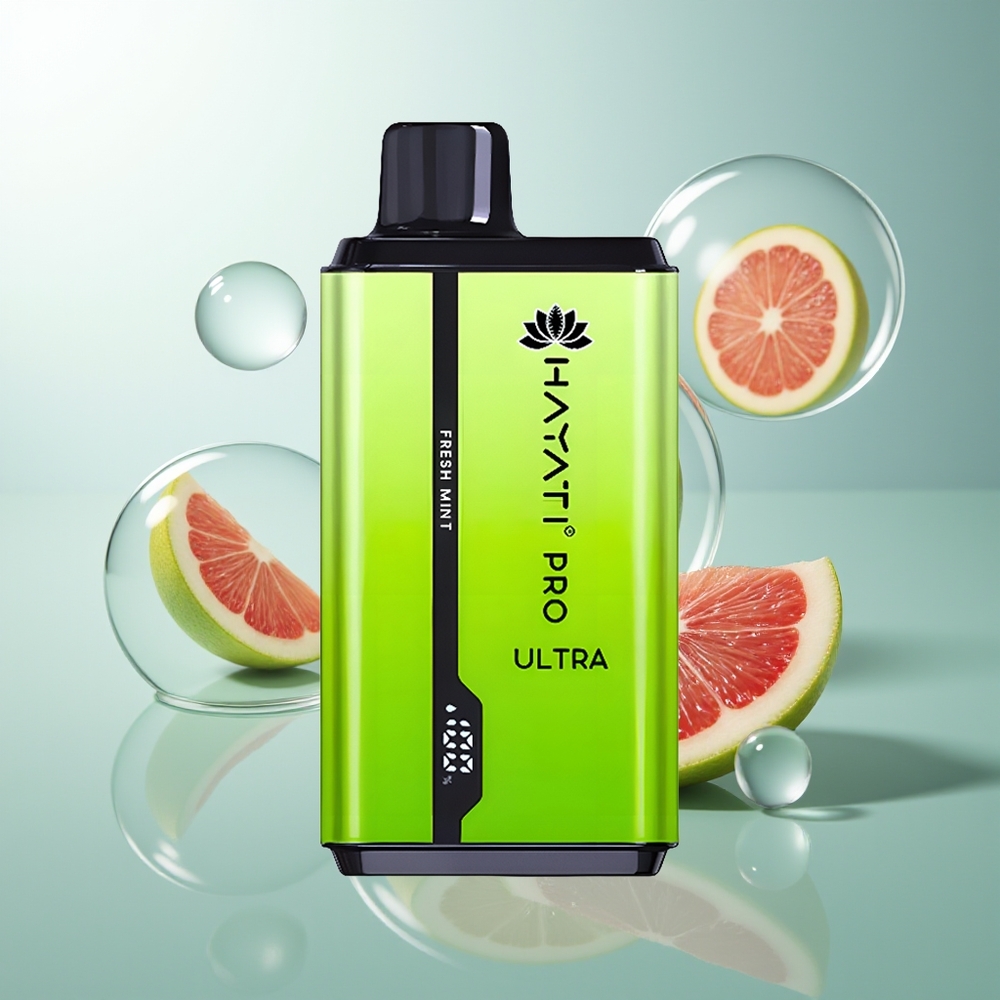 Hayati Pro Ultra 15000 Puffs 49 Smaków Świeża Mięta