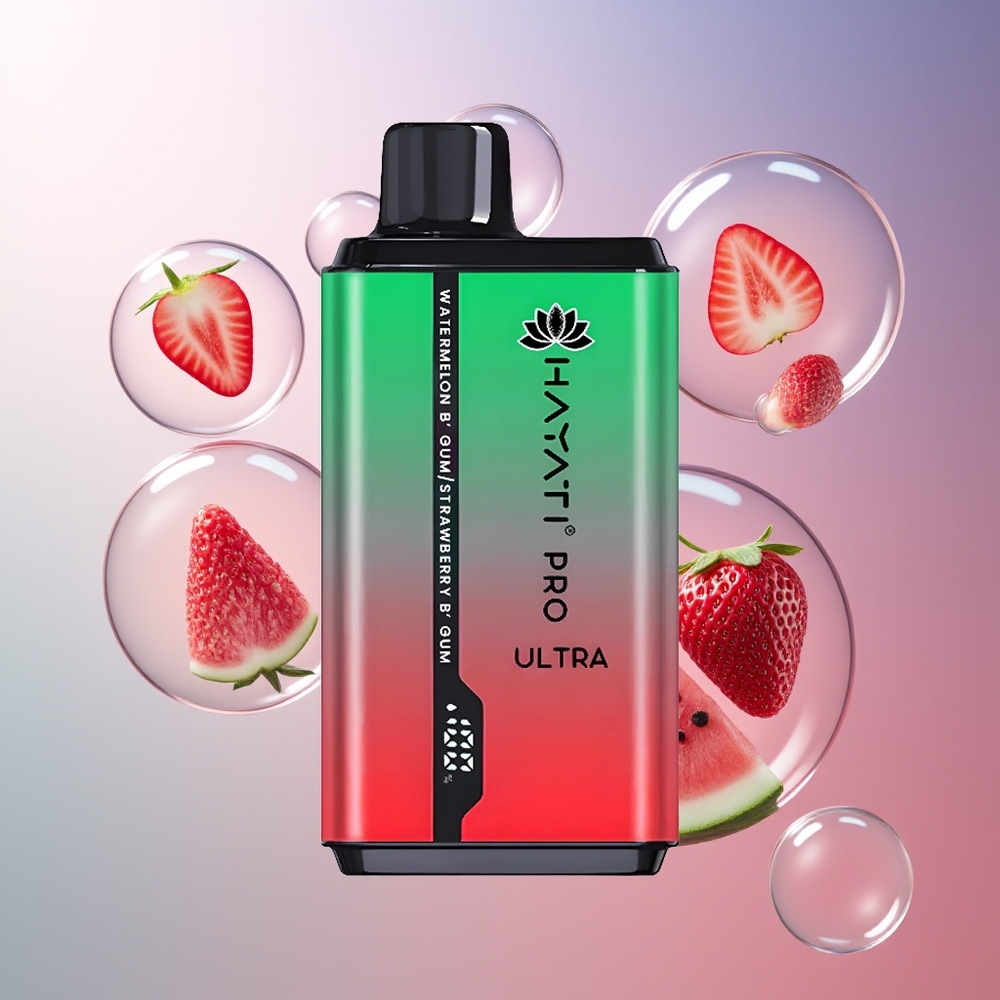 Hayati Pro Ultra 15000 Puffs 850mAh Arbuzowa Guma Balonowa Truskawkowa Guma Balonowa