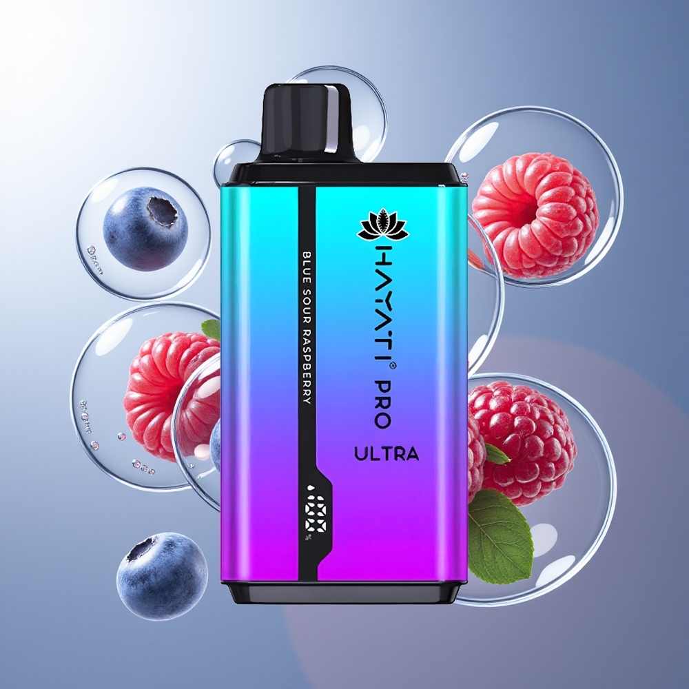 Hayati Pro Ultra 15000 Puffs 850mAh Borówka Truskawka Mięta Malina Miętowy