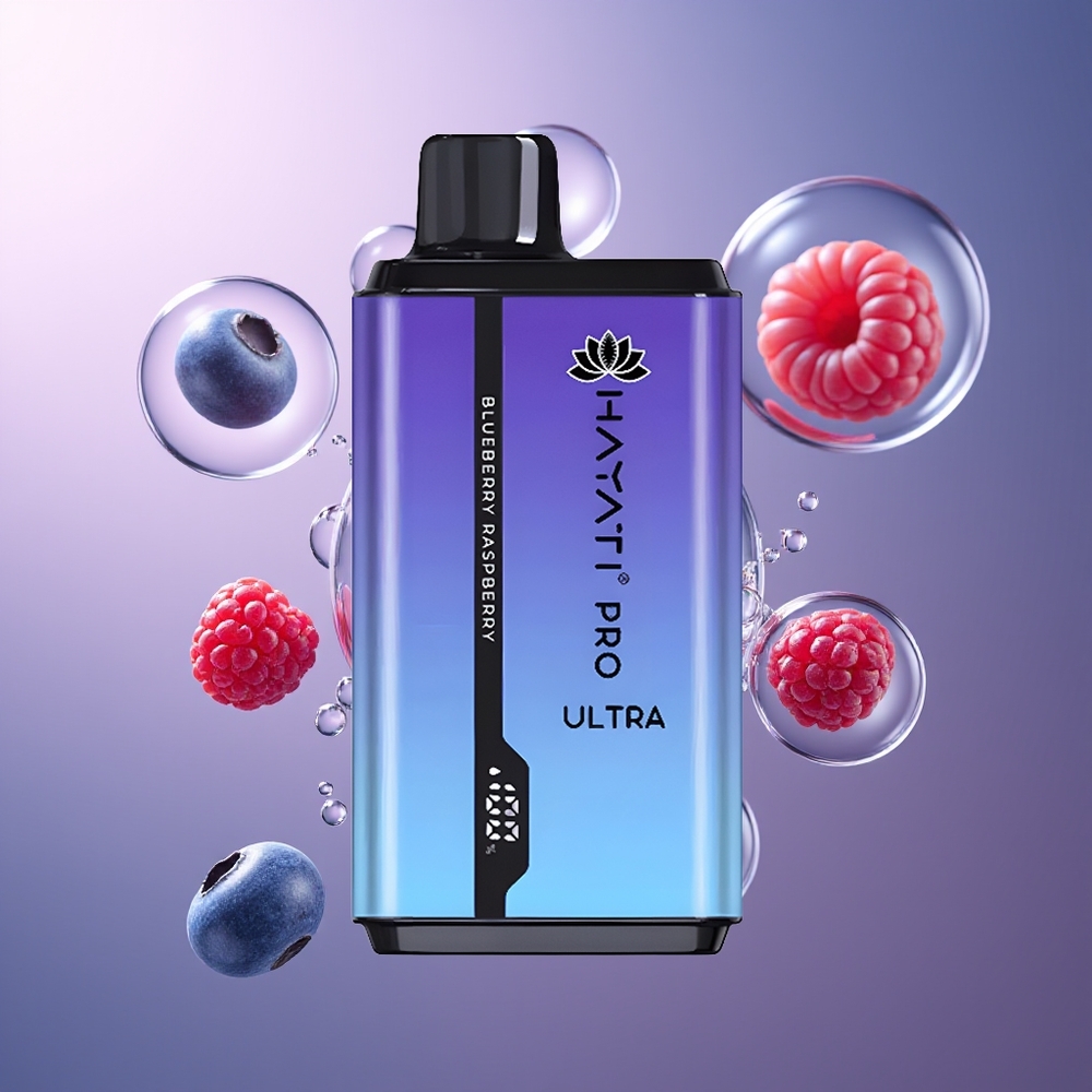 Hayati Pro Ultra 15000 Puffs 850mAh Malina Borówka