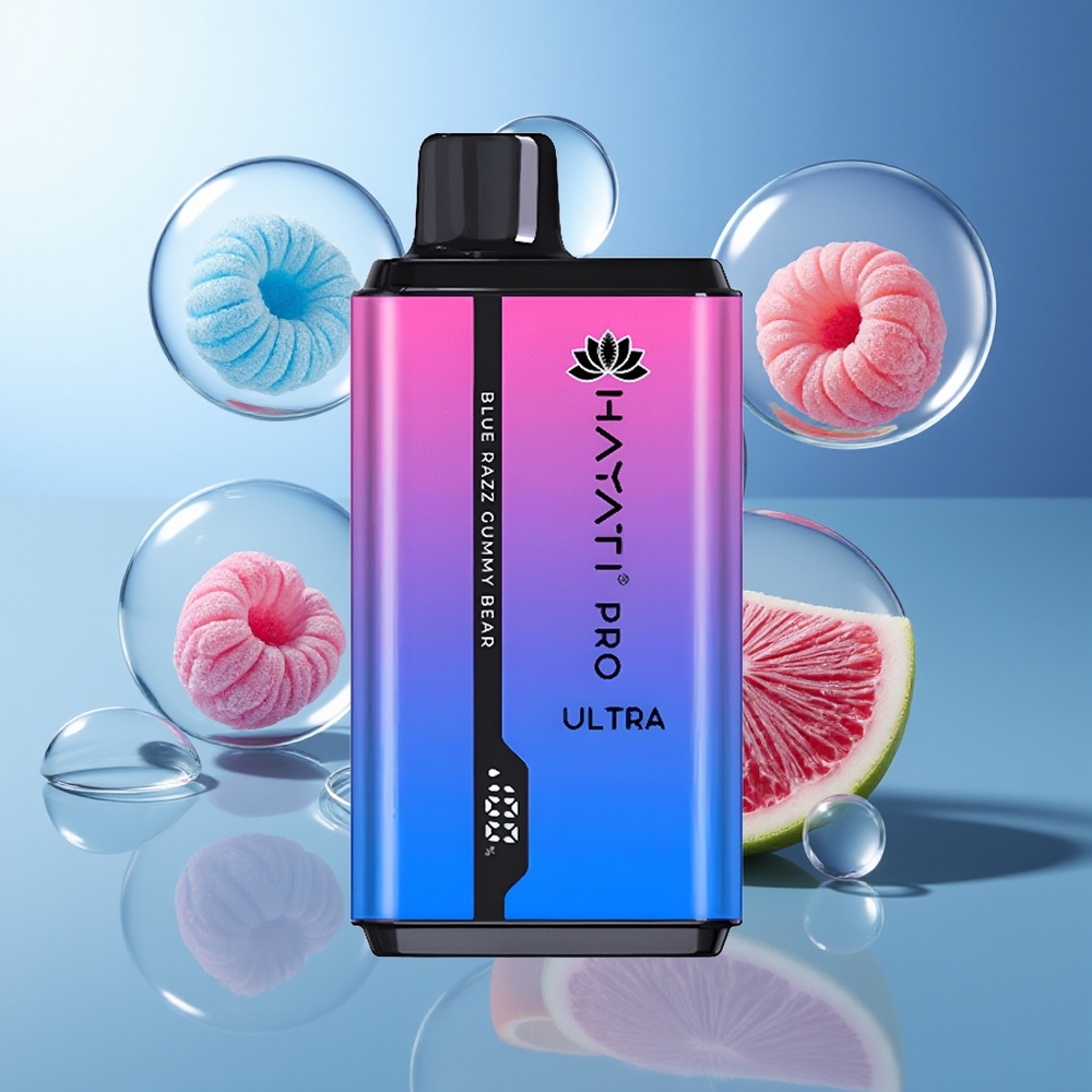 Hayati Pro Ultra 15000 Puffs 850mAh Niebieski Żelkowy Miś