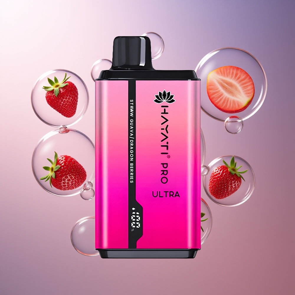 Hayati Pro Ultra 15000 Puffs Truskawka Guawa Smocze Jagody