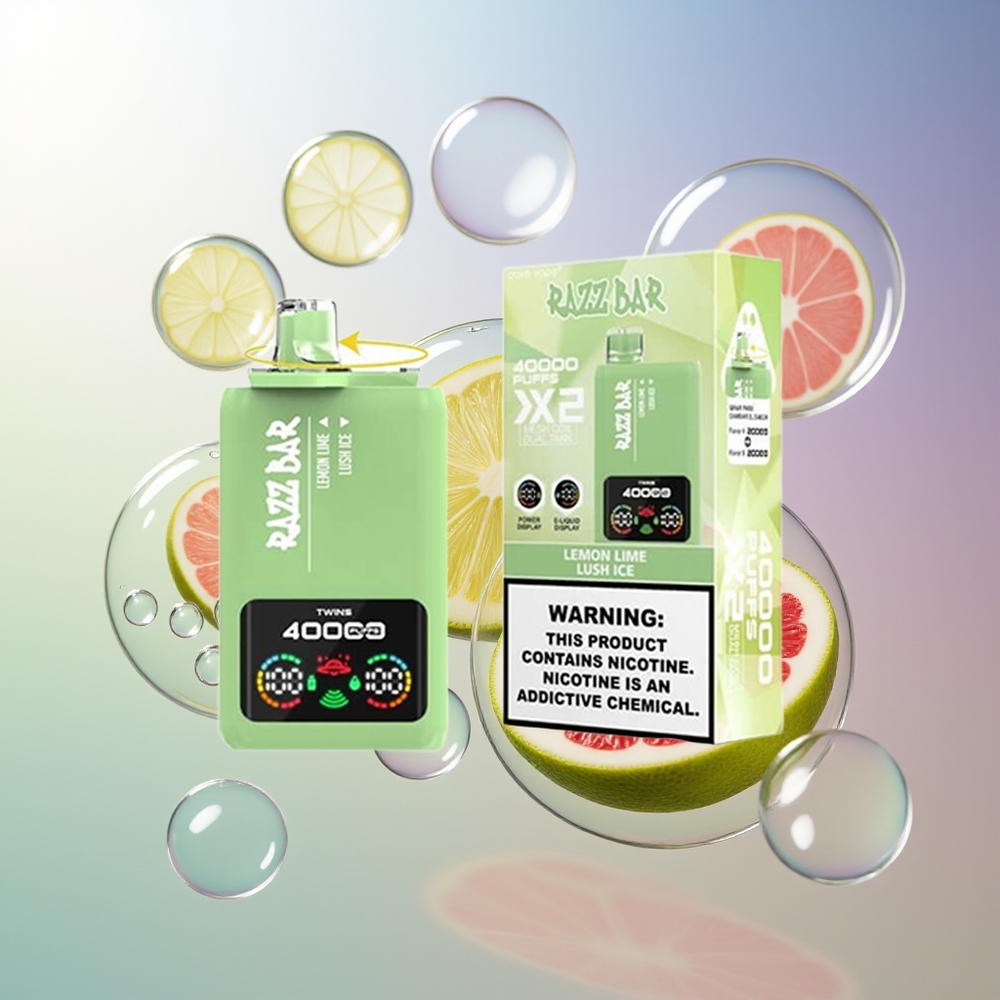 Razz Bar 40000 Puffs 650 Mah Cytrynowo-Limoniowy Lód