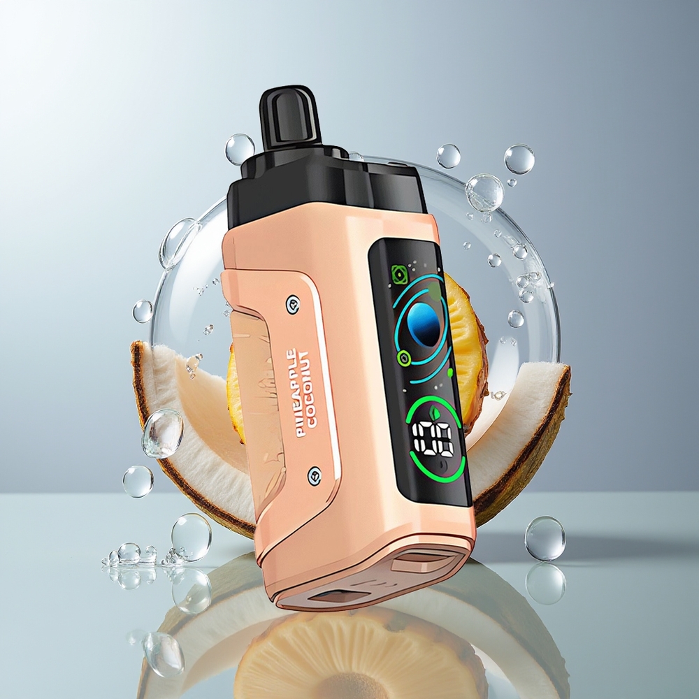 Razz Bar 45000 Puffów Jednorazowy Wap Ananas Kokos Adjustable Airflow