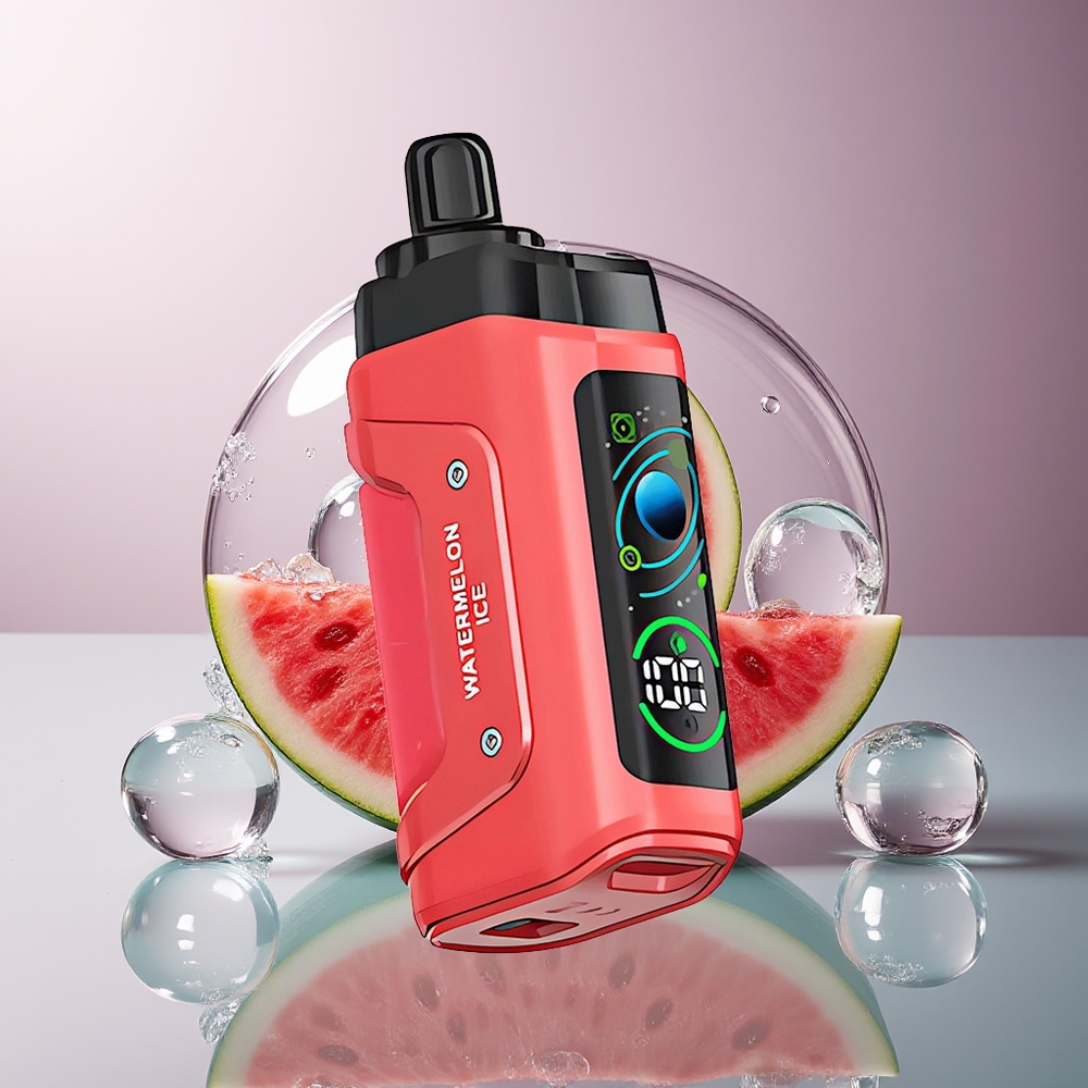 Razz Bar 45000 Puffs Jednorazowy Vape Arbuzowy Lód z Regulacją Przepływu Powietrza