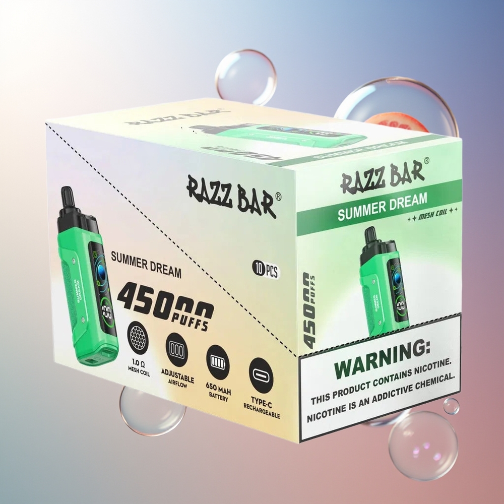 Razz Bar 45000 Puffs Letnie Marzenie z Typem-C