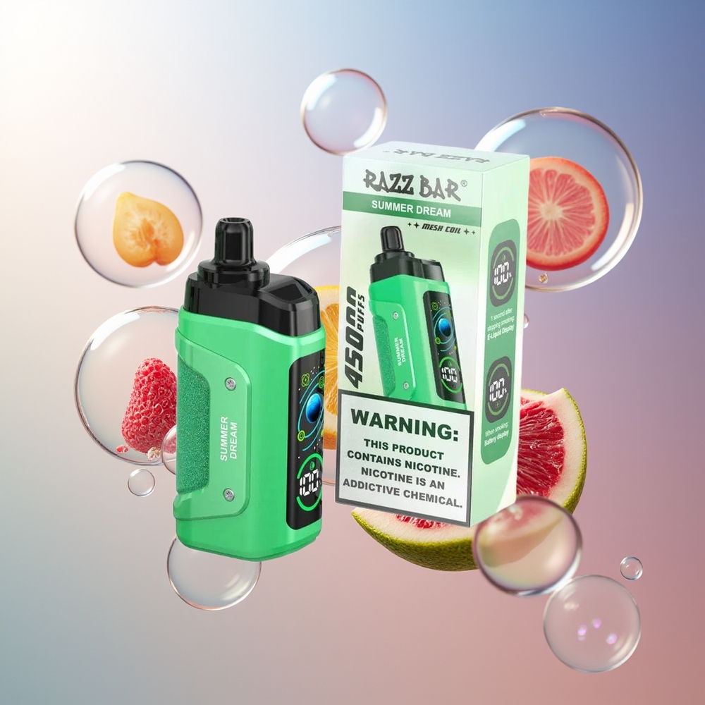Razz Bar 45000 Puffs Letnie Marzenie z Typem-C