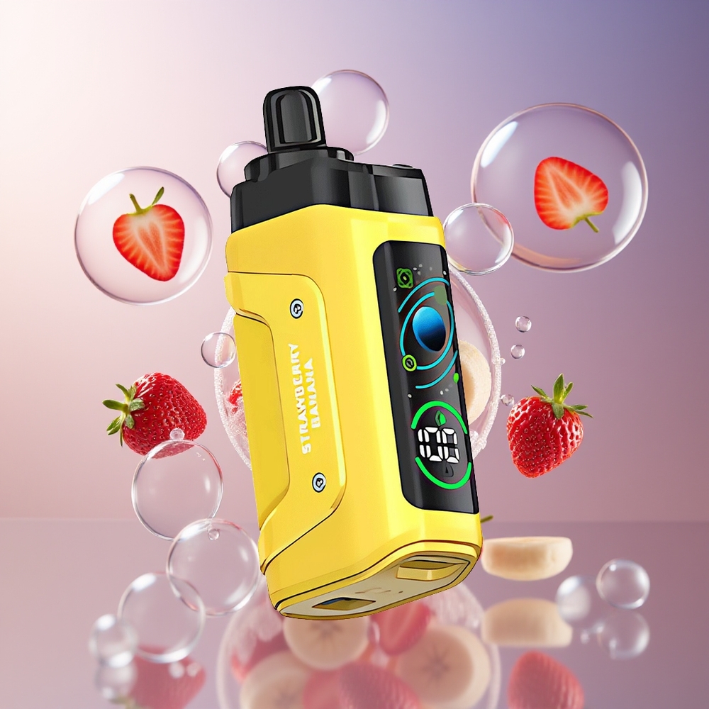 Razz Bar 45000 Puffs Truskawka Banan Typ-C