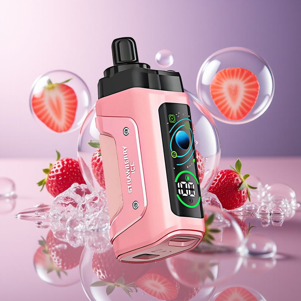 Razz Bar 45000 Puffs Truskawkowy Lód z Regulacją Powietrza