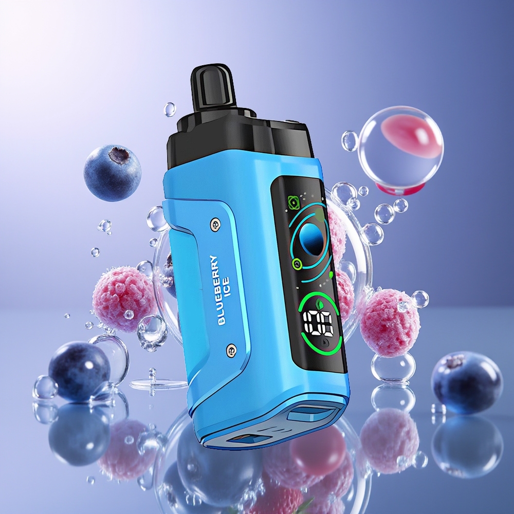 Razz Bar 45000 Puffs Typ-C Borówka Lód