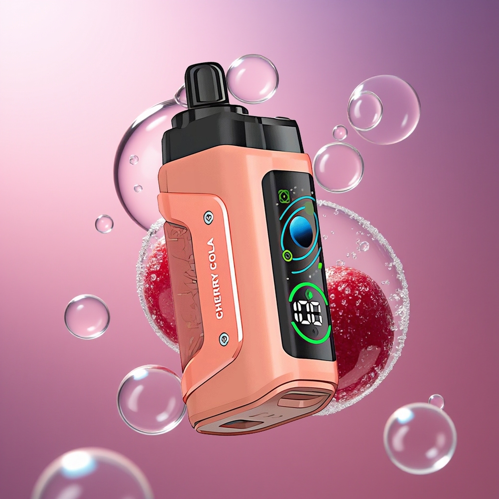 Razz Bar 45000 Puffs Wiśnie Cola z Regulacją Przepływu Powietrza