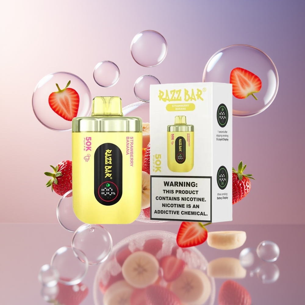 Razz Bar 50K Puffs Truskawka Banan Typ-C