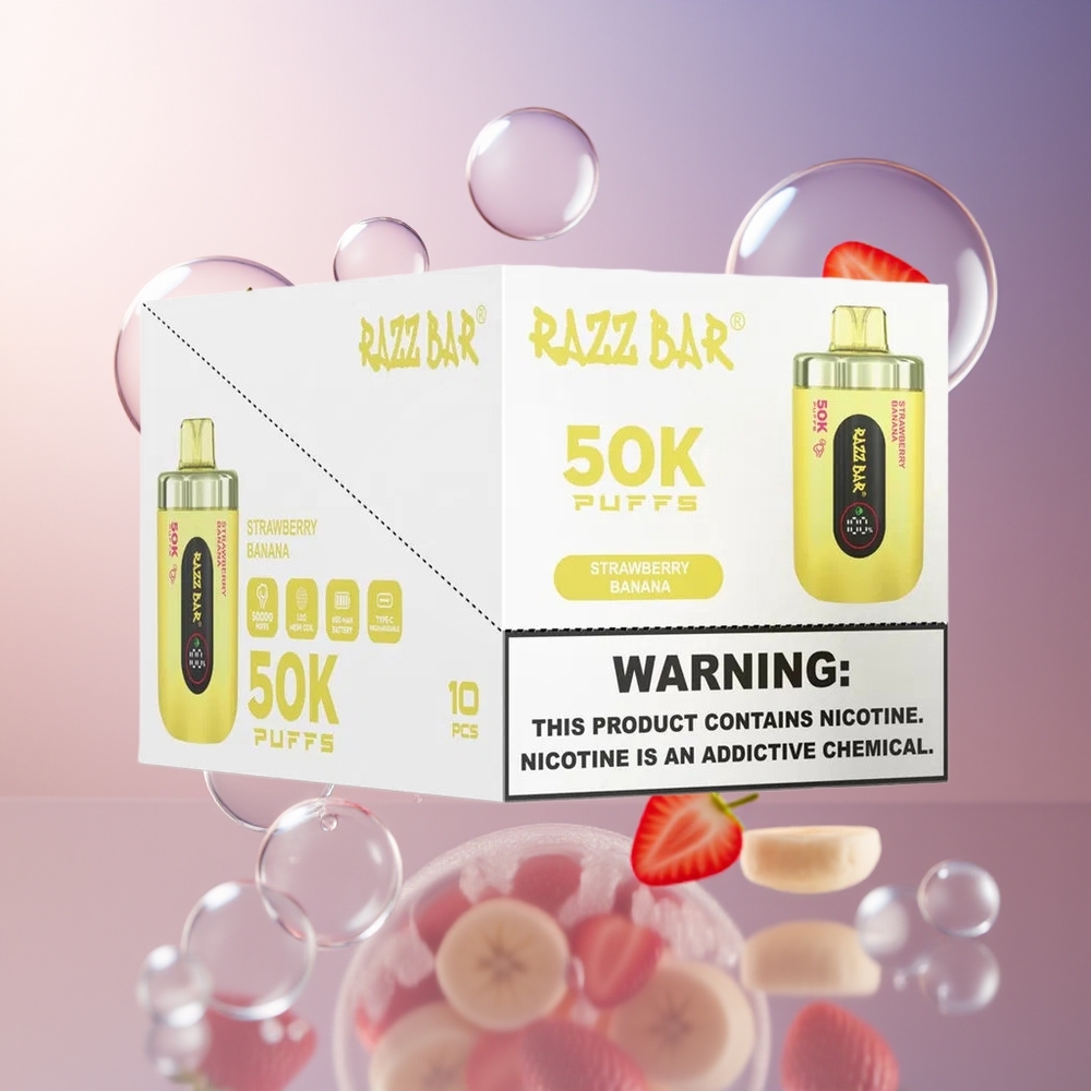Razz Bar 50K Puffs Truskawka Banan Typ-C