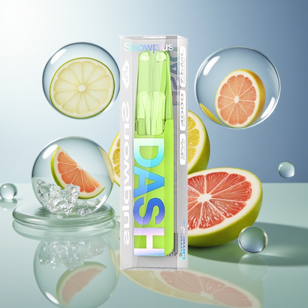 Snowplus Dash 4000 Puffs 5% Cytrusowa Limonka Lód
