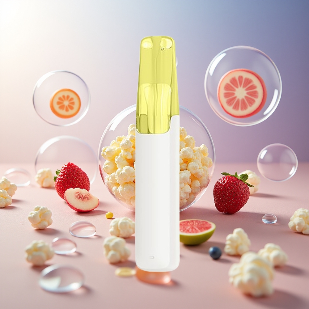 Snowplus Dash 4000 Puffs Ceramiczny Waniliowy Popcorn