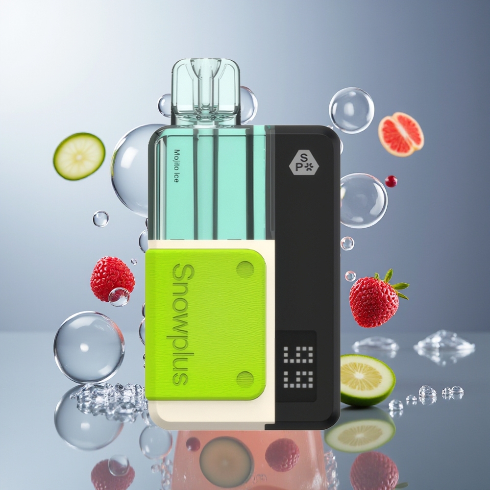 Snowplus Swift 15000 Puffs Pod Kit Mojito Lód z Wymiennym Zestawem 2+10ml i Akumulatorem