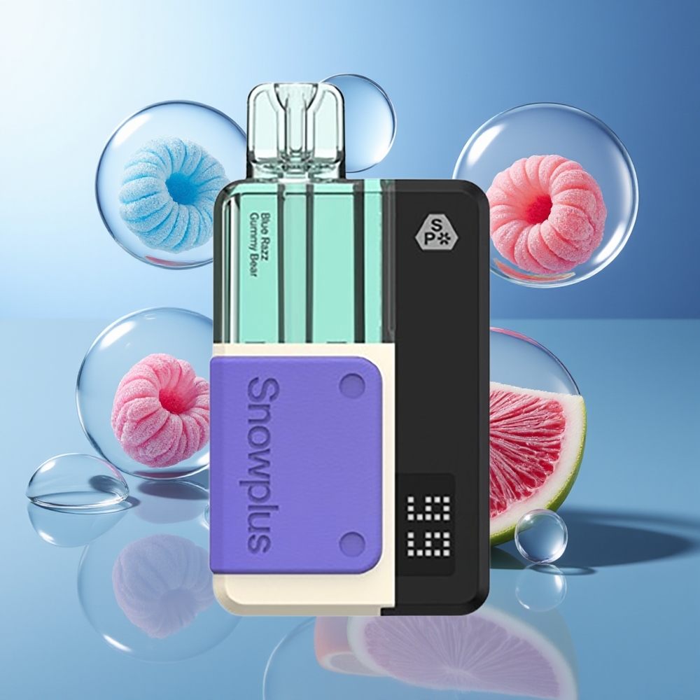 Snowplus Swift 5000 Puffs Dual Mesh Niebieski Żelkowy Miś